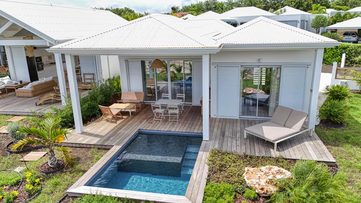 2.Location villa piscine vue mer St François Guadeloupe_Villa 1